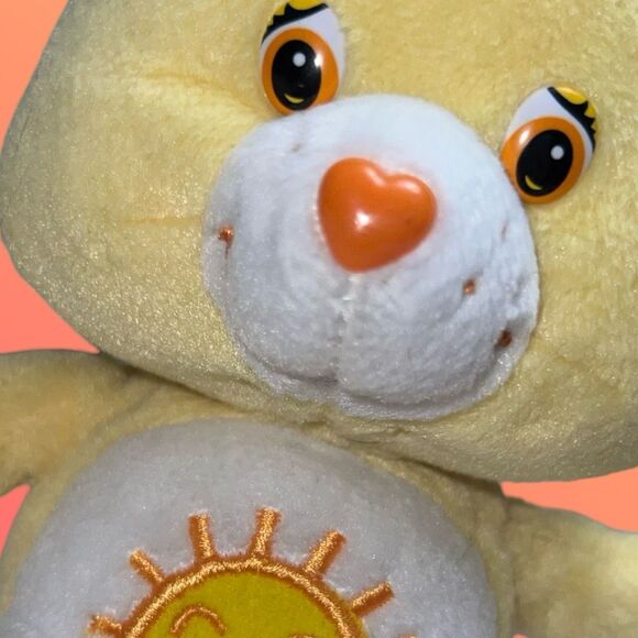 2002 Care Bear FunShine Yellow Sunshine Bear 6-7” - Picture 5 of 5